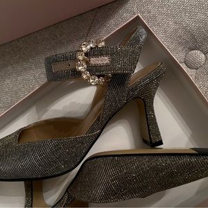 Holiday Couture bling sling back